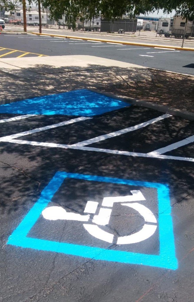 Commercial asphalt and parking lot project