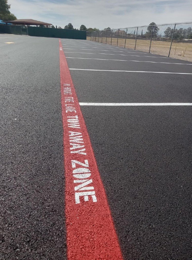 Commercial asphalt and parking lot project