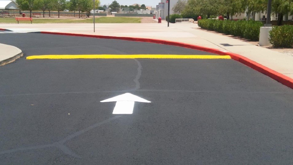 Commercial asphalt and parking lot project