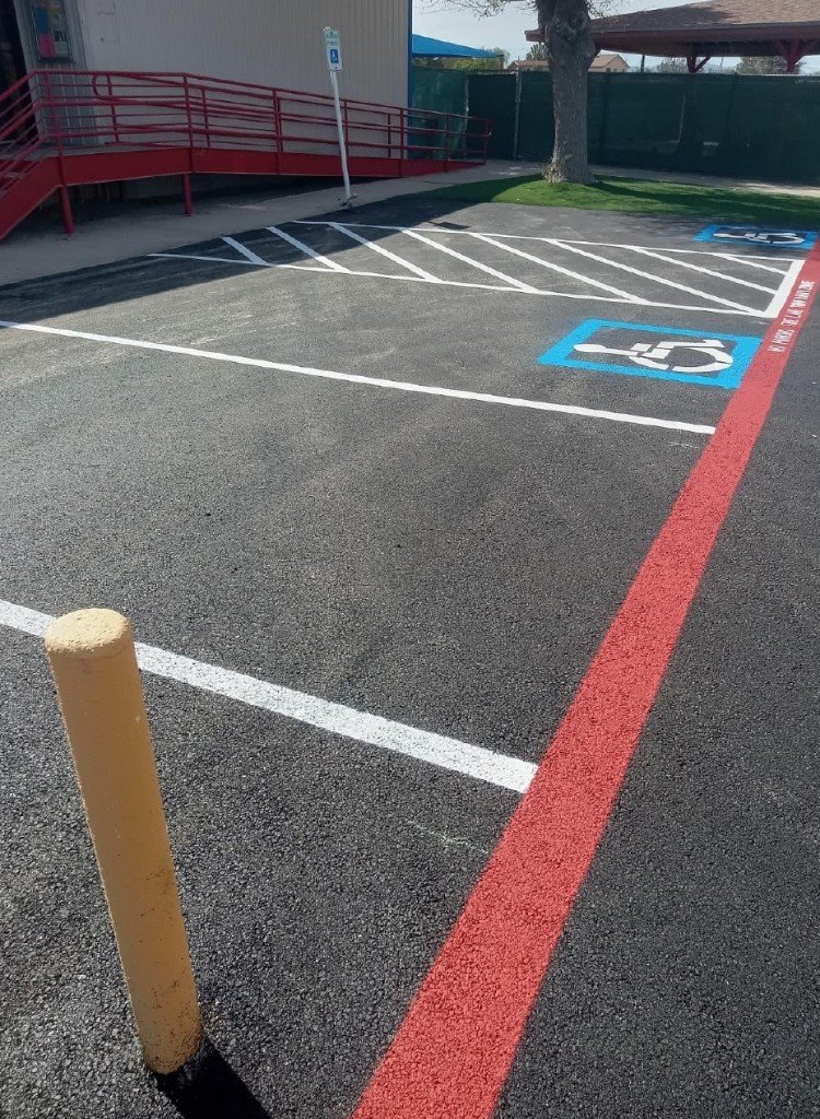 Commercial asphalt and parking lot project