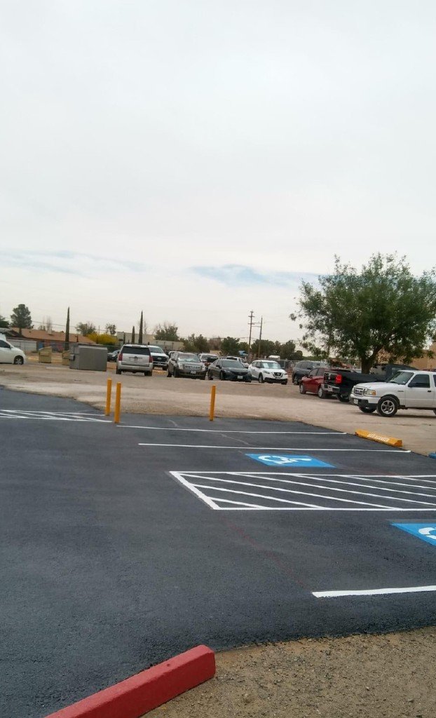 Commercial asphalt and parking lot project